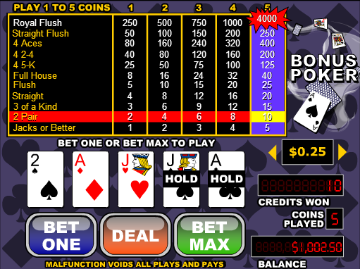 Bonus Poker
