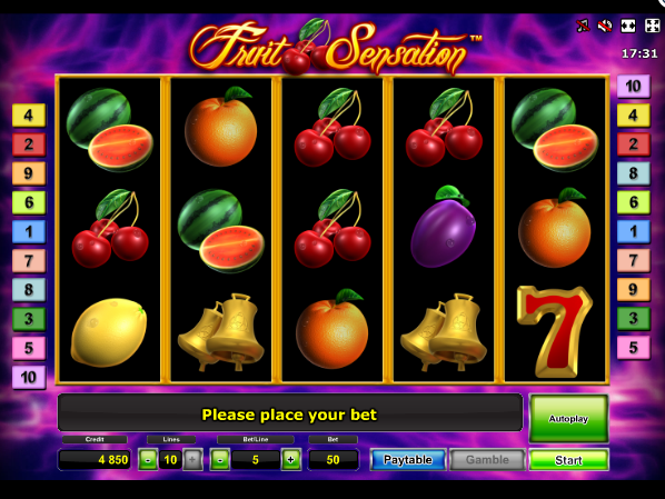 Fruit Sensation Slot Machine