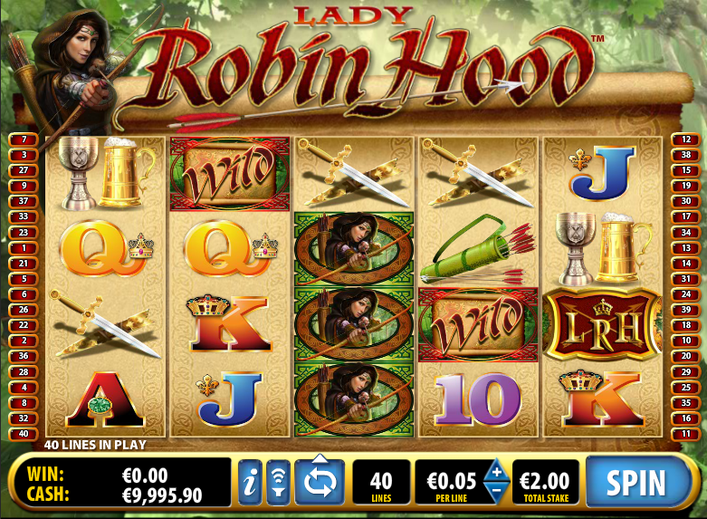 Robin hood slot machine