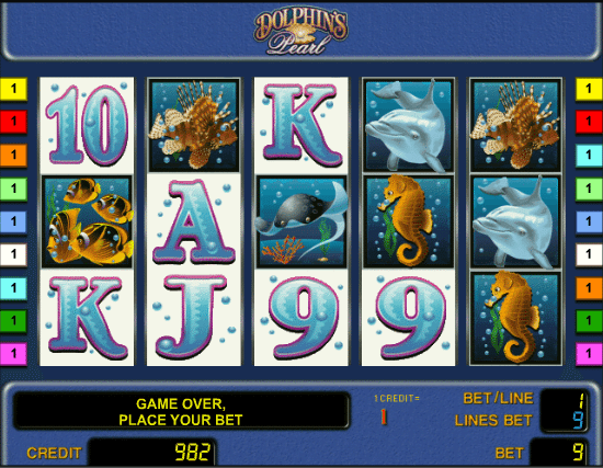 dolphins pearl slot