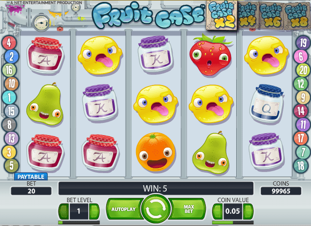 free slot fruit case