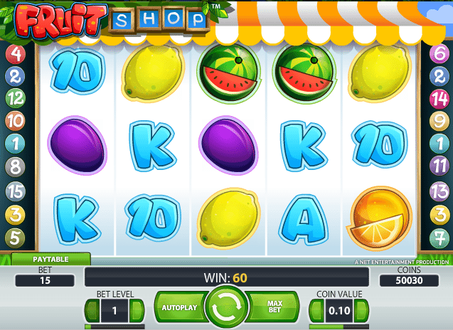 free fruit shop slot