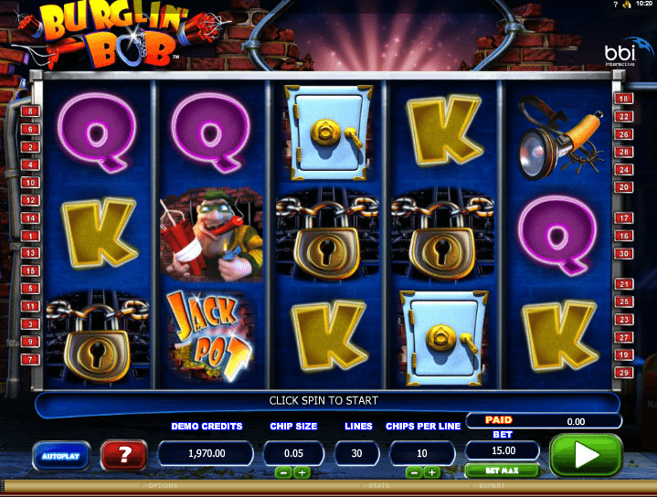 burglin bob free slot