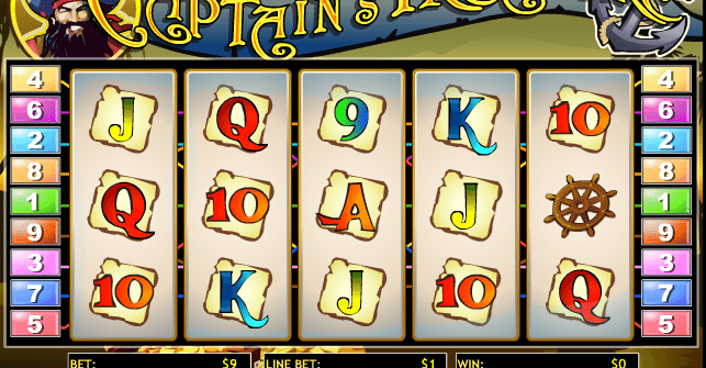free slot captains treasure