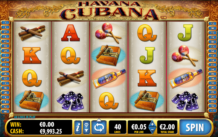 free slot machine havana cubana