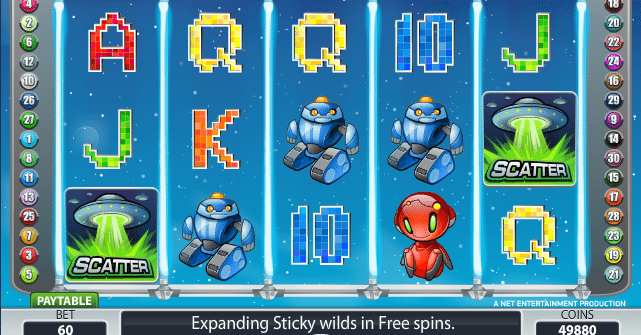 free slot alien robots online