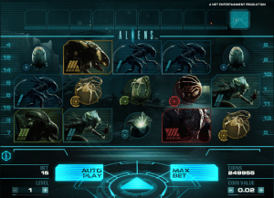 aliens free slot machine