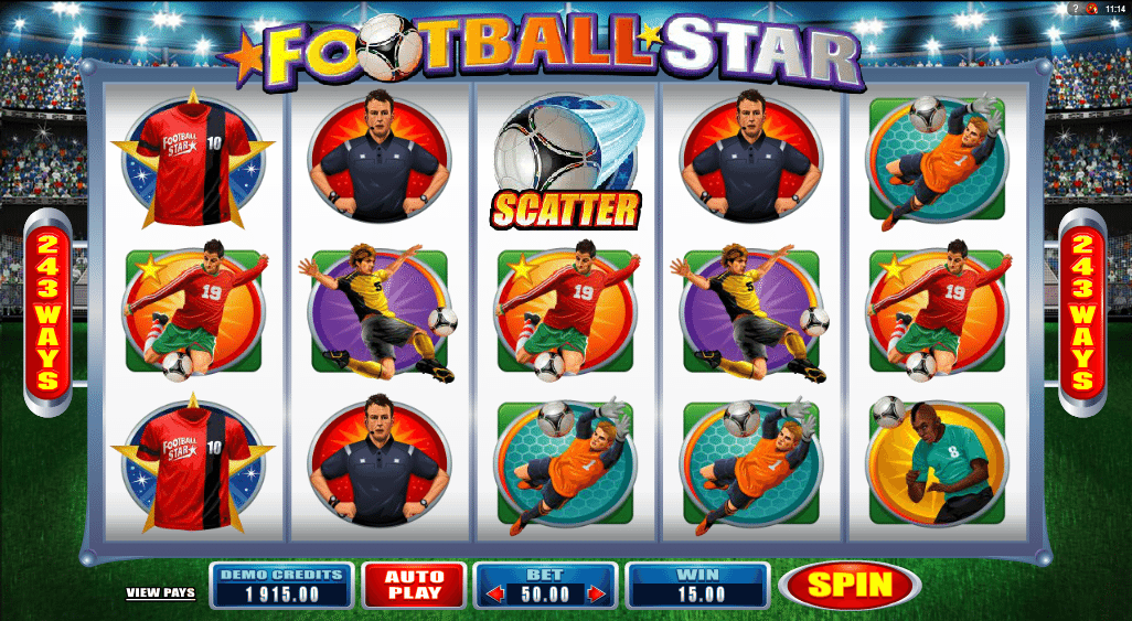 free slot machine football stars