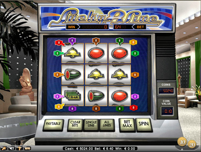 free lucky 8-line slot online