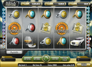 mega fortune free online slot