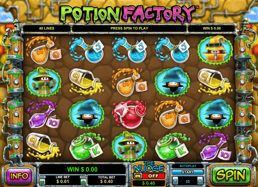 Play Potion Factory Slot Machine Free With No Download