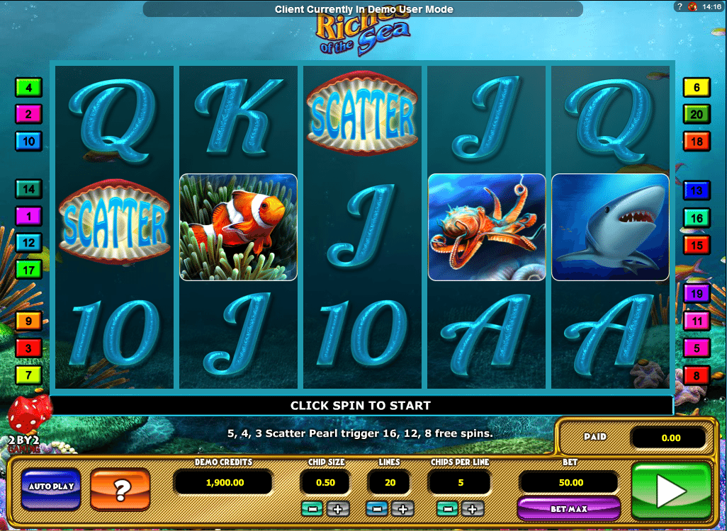 ritches of the sea free slot