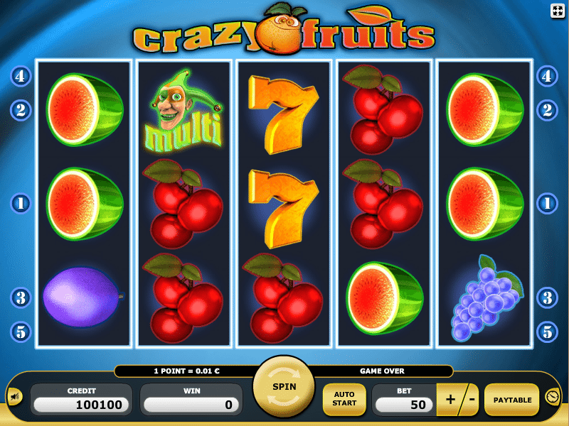 Crazy Fruits Free Slot