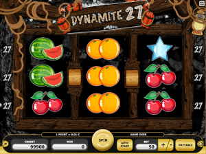 Dynamite 27 Free Slot Machine