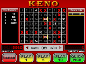 Free Videopoker Keno