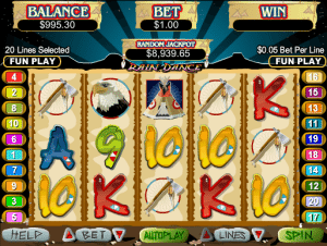 Free Rain Dance Slot