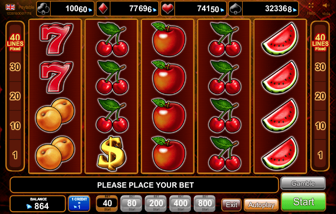 Free Flaming Hot Slot Machine