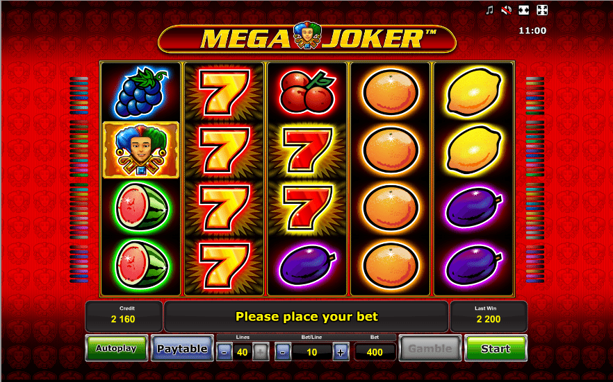 Free Mega Joker Slot Machine