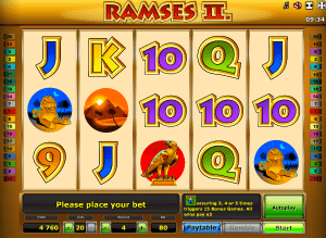 Free Ramses II Deluxe Slot Machine