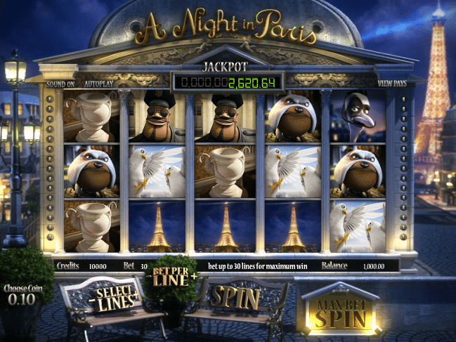 Free A Night In Paris Slot Online