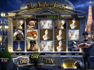 Free A Night In Paris Slot Game