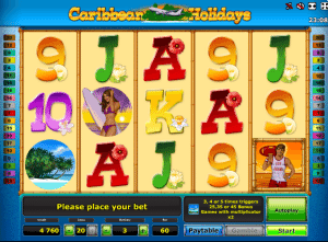 Free Carribean Holidays Slot Machine