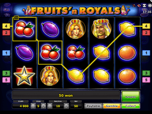 Free Fruits and Royals Slot Machine