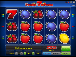 Free Fruits and Sevens Slot Machine