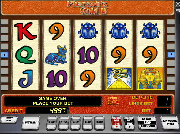 Free Pharaohs Gold II Slot Machine