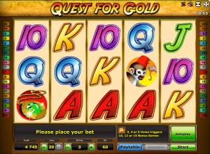  Free Quest for Gold Slot Machine