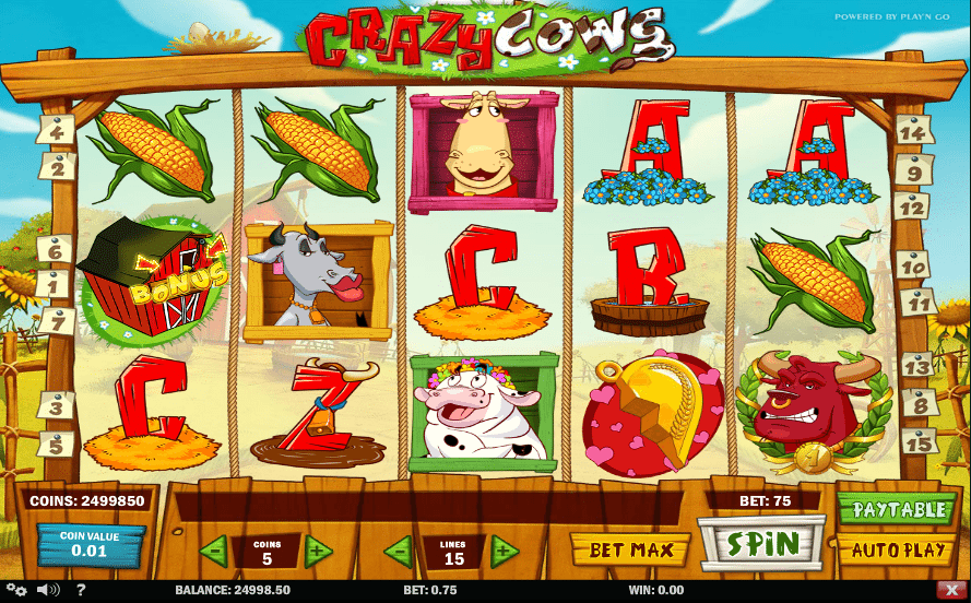 Free Crazy Cows Slot Machine Online