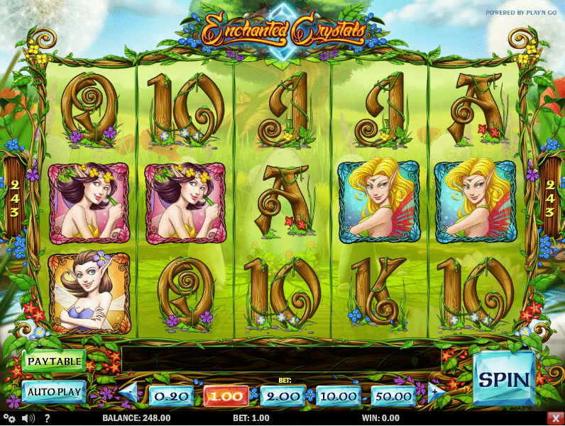 Slot Machine Enchanted Crystals Online