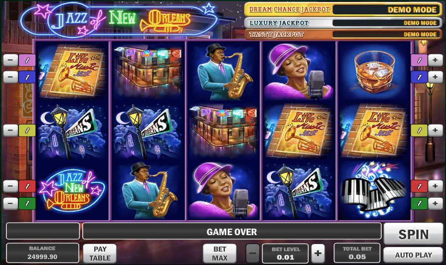 Online jazz of New Orleans Slot