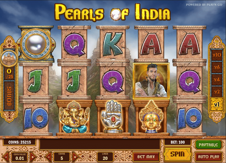 Play Slot Pearls of India Online