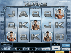 Slot Machine Scandinavian Hunks Online