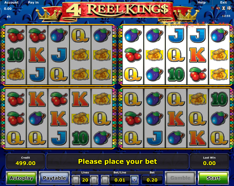 Free Slot 4 Reel Kings Online
