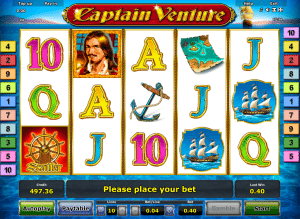 Free Captain Venture Slot Machine Online