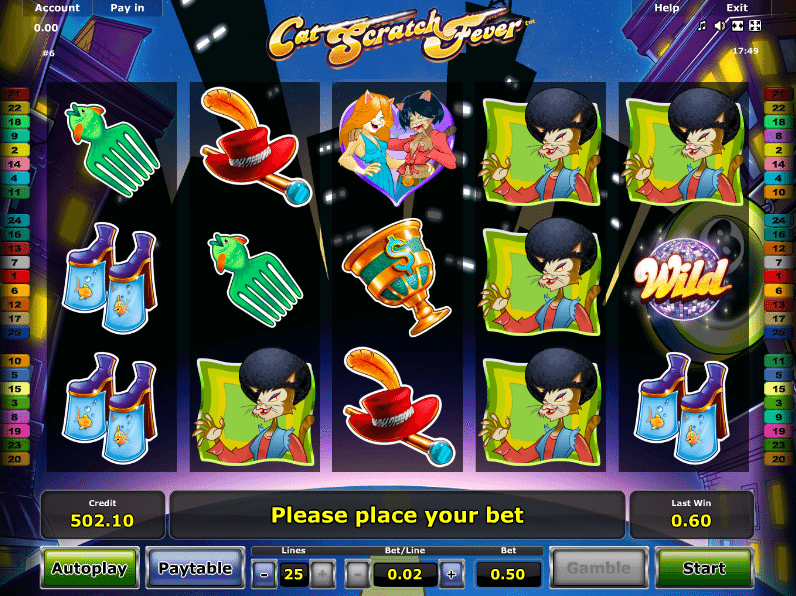 Free Online Slot Cat Scratch Fever