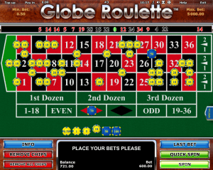 Free Globe Roulette Machine