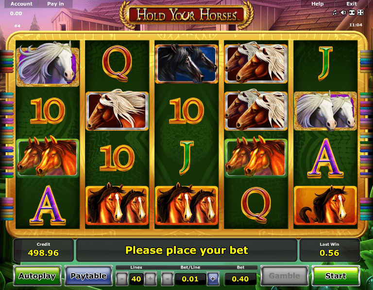 Free Hold Your Horses Slot Machine Online