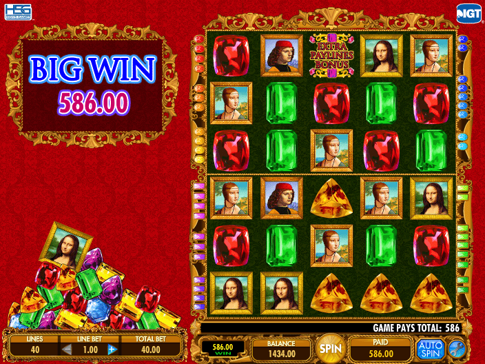 Davinci Diamonds Dual Play Free Slots
