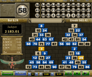 Free Pharaohs Bingo Online