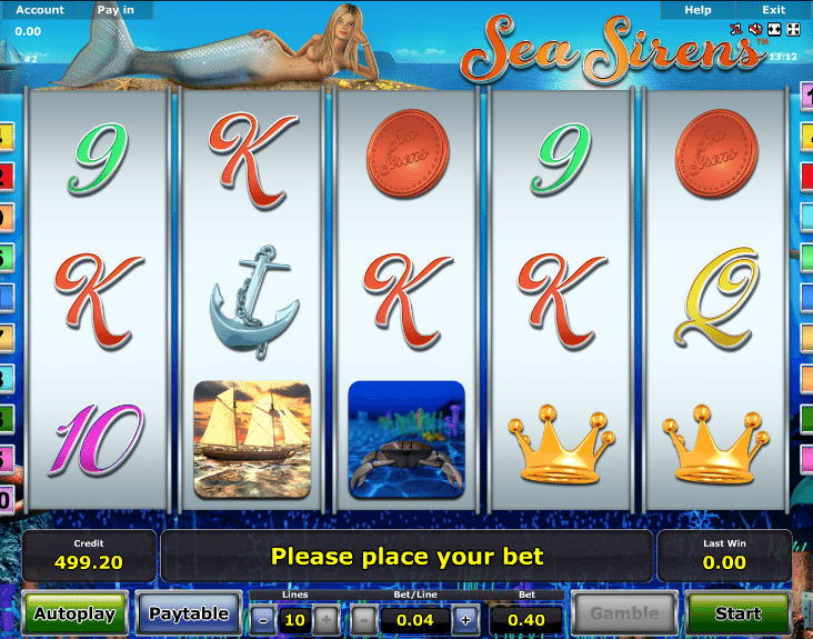Free Slot Machine Sea Sirens