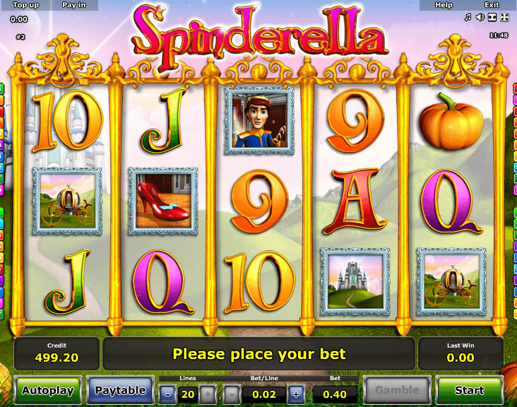 Free Online Slot Spinderella