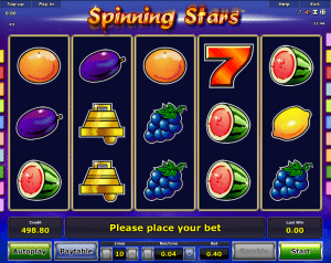 Free Slot Machine Spinning Stars