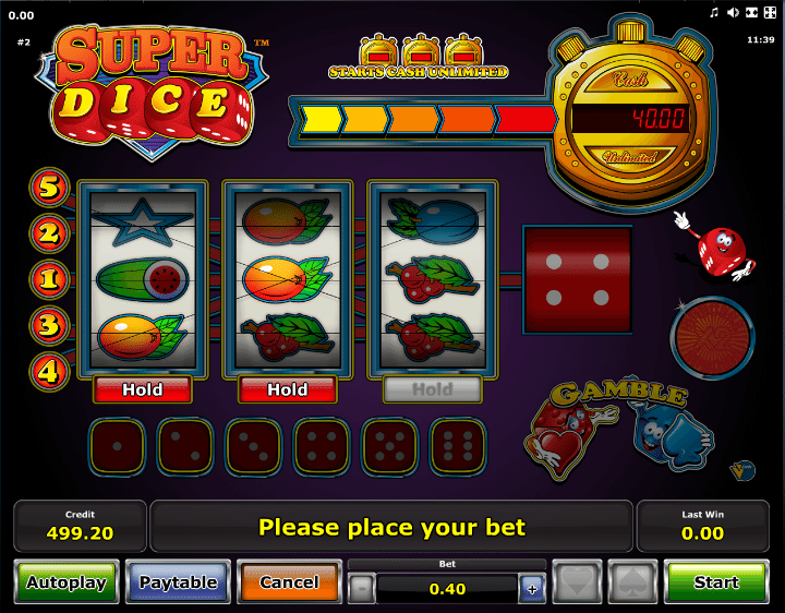 Super Dice Dree Online Slot