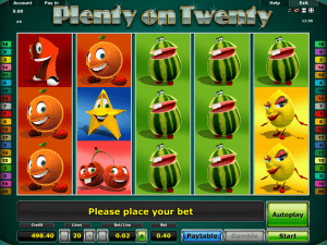 Free Slot Machine Plenty On Twenty