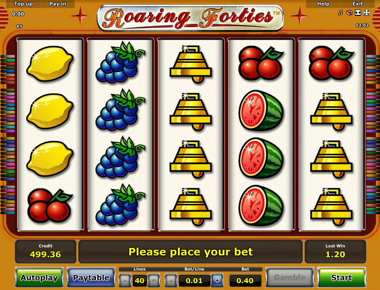 Free Online Slot Roaring Forties