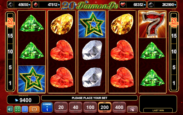 Free Slot 20 Diamonds Online