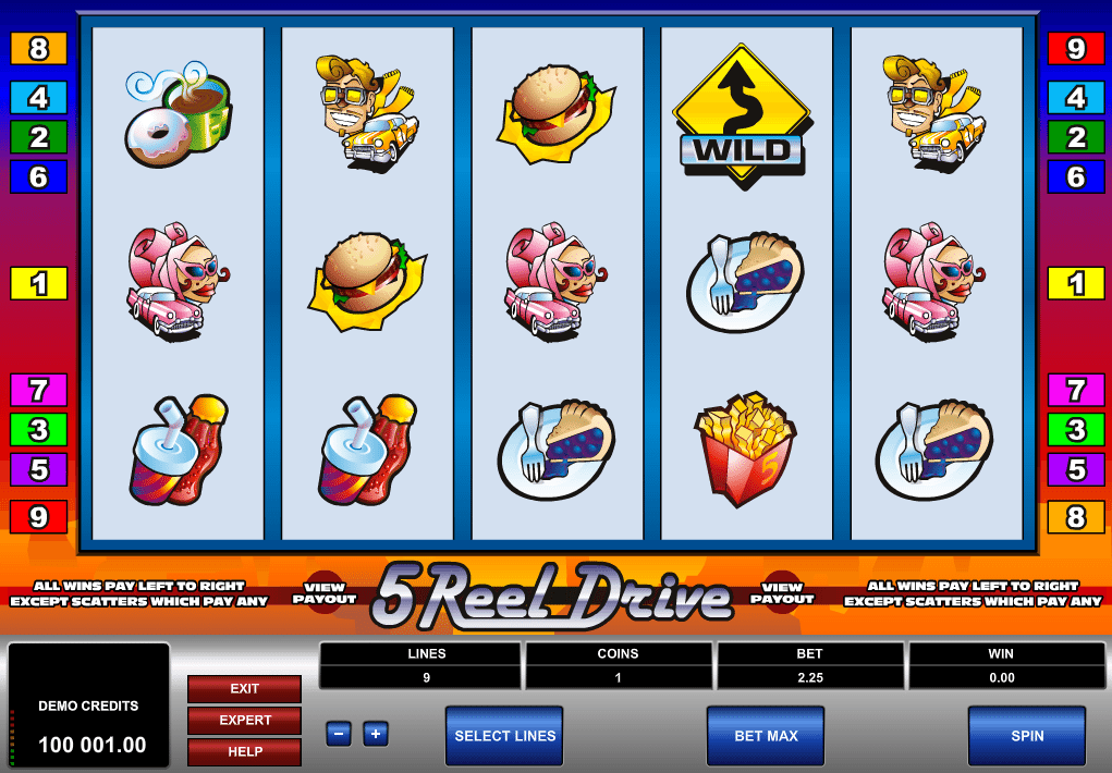 Free Slot 5 Reel Drive Online